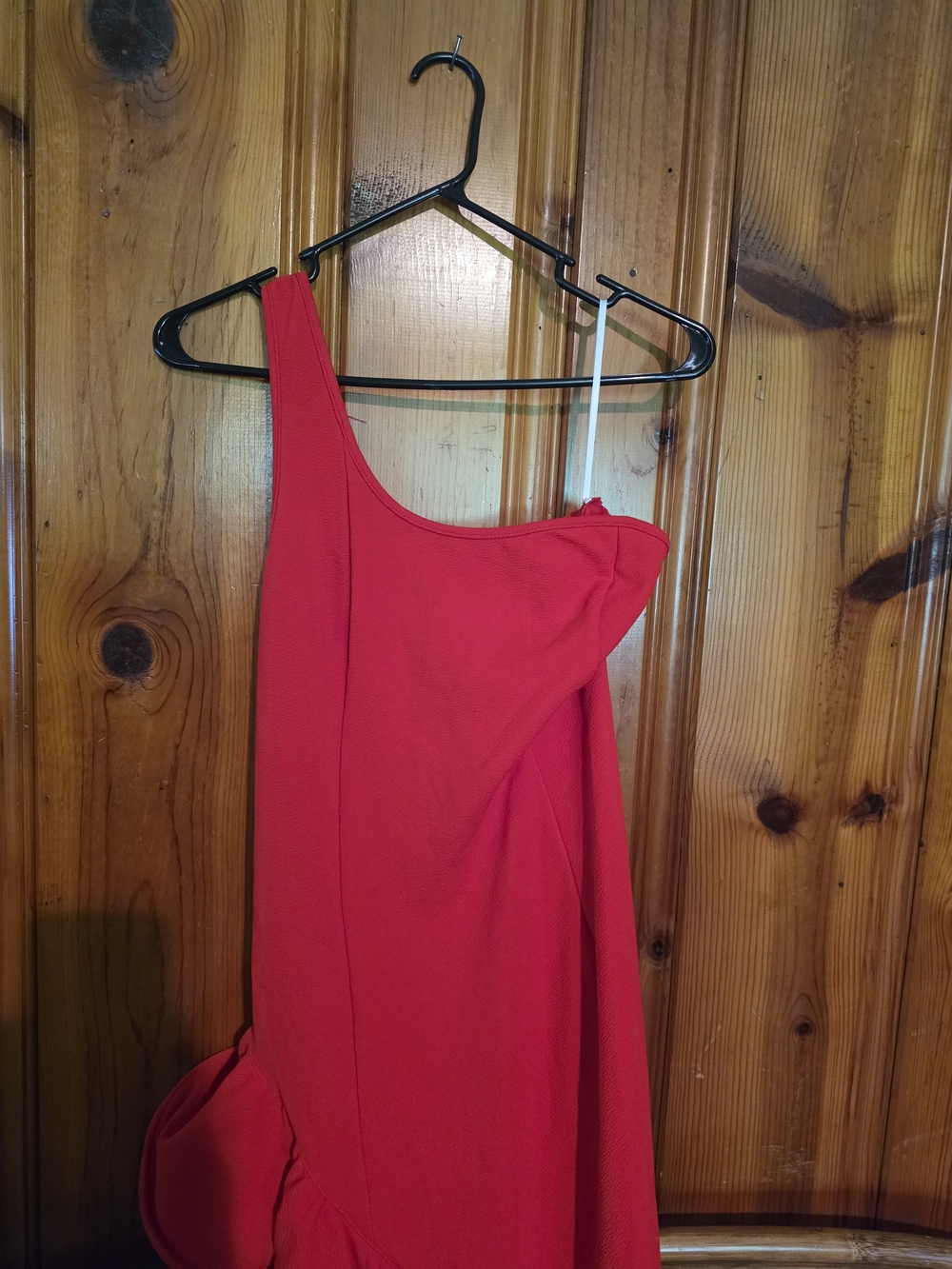 SHEIN Scarlet One-Shoulder Cocktail Dress